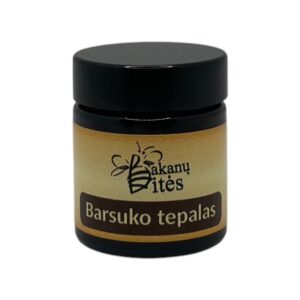 Barsuko taukų kremas