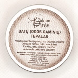 Batų (odos gaminių) tepalas